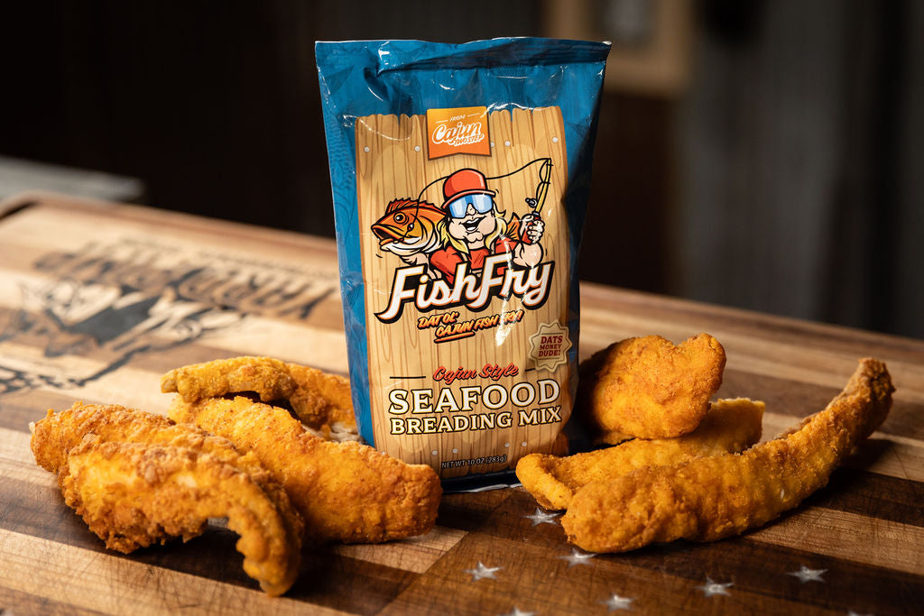 Case of Fish Fry (12) 10oz bags | Cajun Two Step