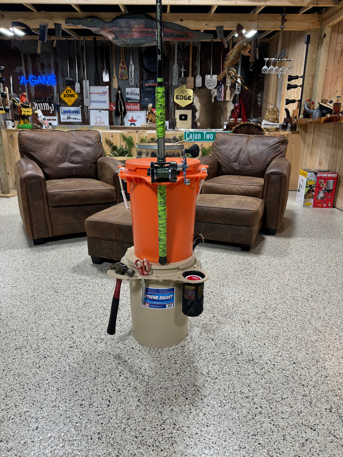 Extreme Bucket Orange Cajun Two Step Extreme bucket orange cajun two step