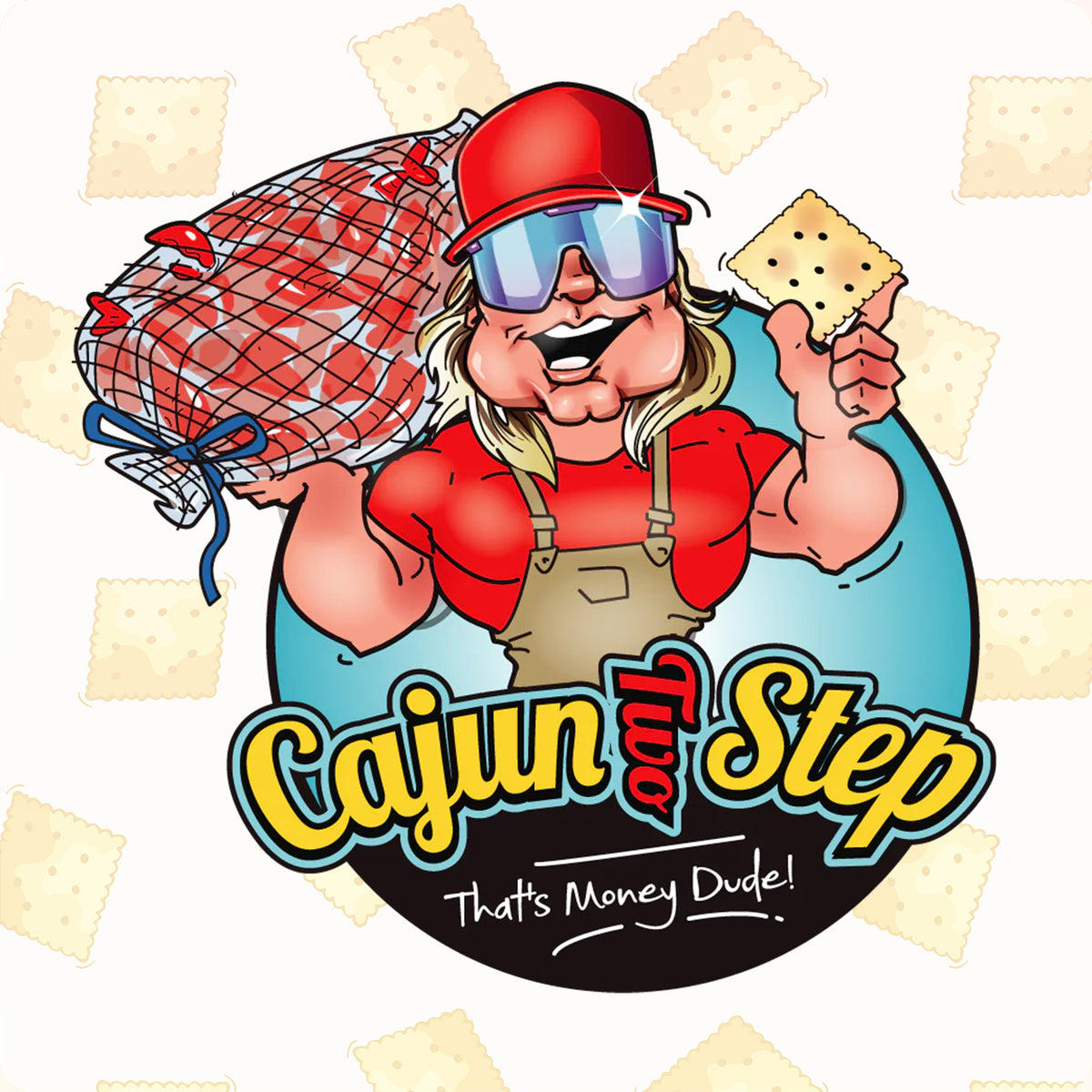 Cajun Two Step Logo Stickers 5pk Cajun Two Step Cajun two step logo stickers 5pk cajun two step
