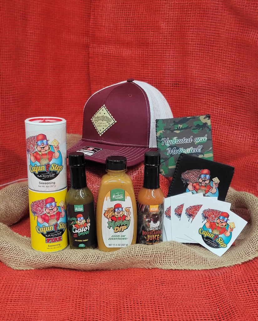 Medium Gift Bag (seasonings, dipping sauces hat, koozies & stickers)
