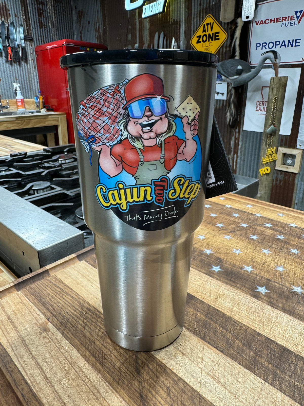 New! 32 oz Cajun Two Step Logo Grizzly Grip Cup | Cajun Two Step