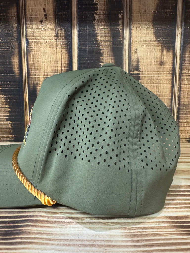 New Olive Green Da Shrimp Pimp Hat