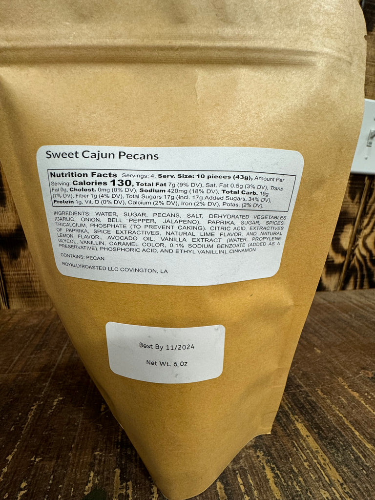 New Sweet Cajun Pecans